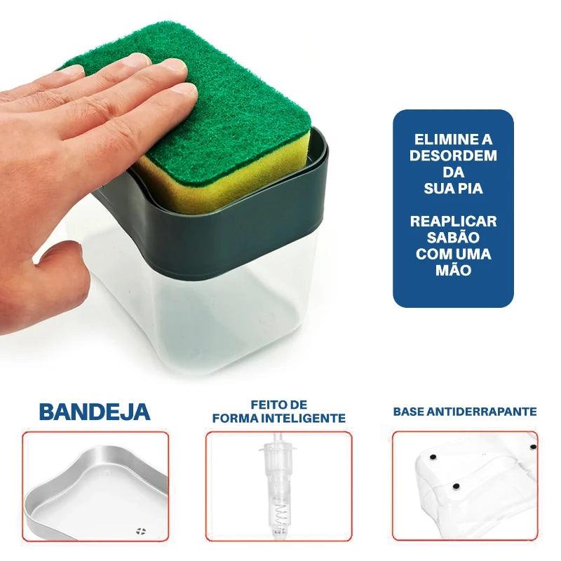 Dispenser De Detergente 2 Em 1