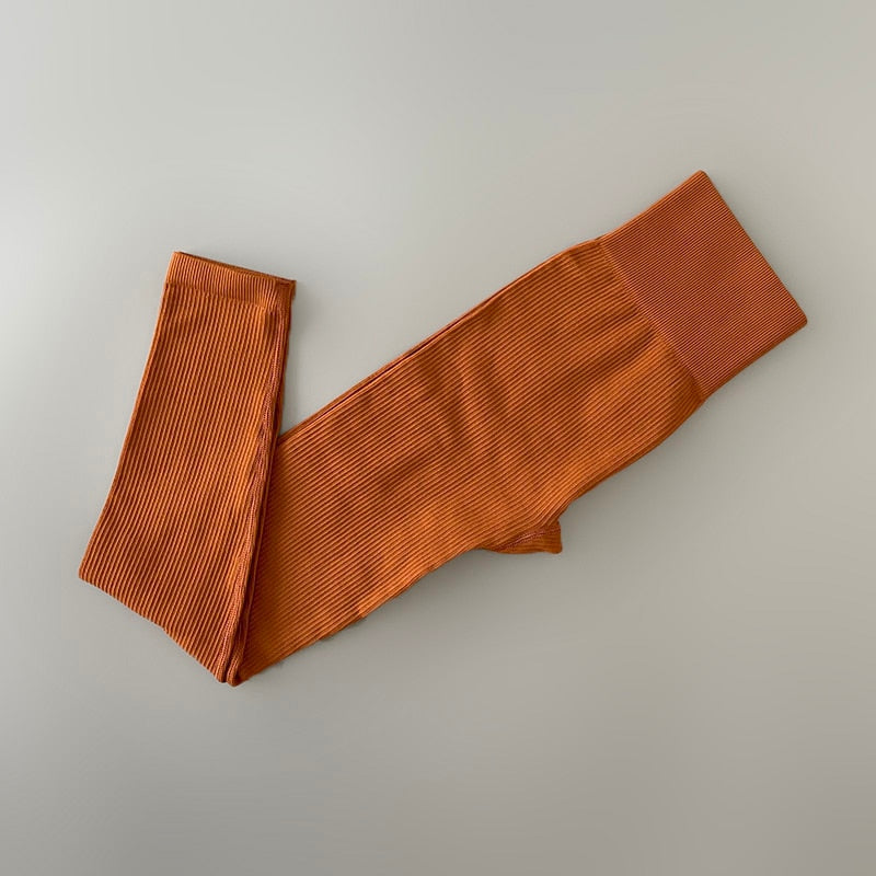 Calça Legging Push Up Sem Costura  de Academia