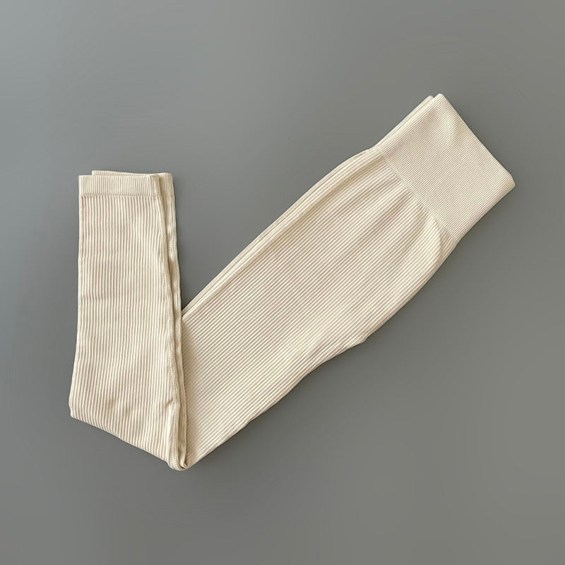 Calça Legging Push Up Sem Costura  de Academia