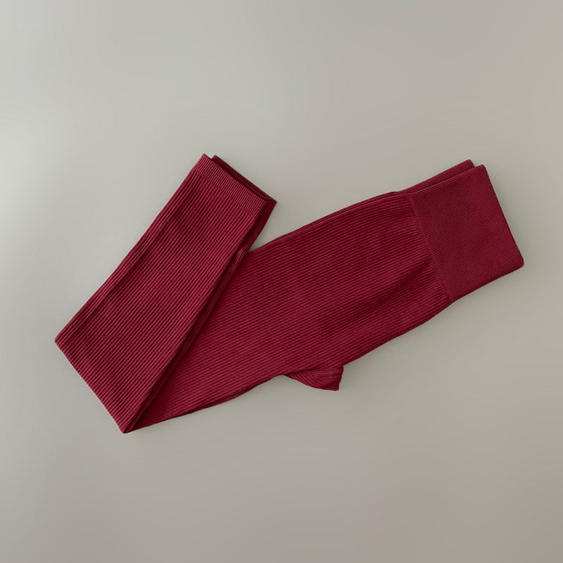 Calça Legging Push Up Sem Costura  de Academia